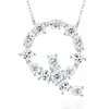 Moda de Comercio Exterior Estilo Ins Lujo Accesible Nicho Collar Transfronterizo Nuevo Collar de Plata 925 que No se Desvanece Accesorios para Mujer Verano