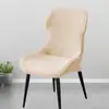 Funda Moderna Sencilla Curva para Silla de Comedor Elástica Cubierta Completa Integrada para Silla para Hogar Hotel Cubierta Universal para Taburete