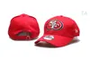 Gorra de béisbol de equipo de rugby transfronterizo de comercio exterior europeo y americano Gorra MLB nueva Gorra estándar de equipo de hockey sobre hielo de la NFL al por mayor