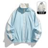 Chaqueta Americana de Doble Vista Europea de Código Transfronterizo para Primavera y Otoño para Hombre, con Combinación de Colores, Casual, Deportiva, de Moda, de Marca, para Pareja, Talla Extra
