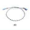 Amazon Explosiones Colorido Cuerda de Algodón Pulsera de la Amistad Cuentas de Cobre Borla Hecho a Mano Trenzado Cuerda de Mano Pieza de Mano Ajustable para Hombres y Mujeres