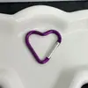 Hebilla de Montañismo Color Serie Miu Colgante para Bolso Gancho de Resorte Accesorios Llavero Metálico Creativo DIY Anillo Accesorios de Joyería