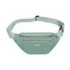 Bolsa Transversal Esportiva Transfronteiriça para Mulheres Estilo Coreano Casual Tecido Oxford Repelente à Água Bolsa de Ombro Bolsa de Cintura Multicamadas Atacado Macaron