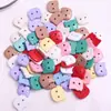 Botões de Gatinho Cartoon Coloridos de Dois Olhos Acessórios de Cabelo DIY Presilhas de Cabelo Grampos de Cabelo Patches Capa de Celular Tamancos Decorações de Sapato Acessórios