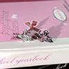 Industria Pesada Rosa Blanco Amor Alas Aretes de Uña para Oreja Diseño Barroco Sentido Exquisito Nicho Dulce Cool