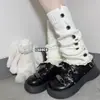 Calcetines apilados Melard para chicas guapas, calcetines de pierna Y2K, calcetines de pantorrilla JK para mujer, nuevos calentadores de pierna marrones otoño e invierno 2026, modernos