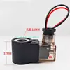 Conector de Troca Rápida para Escavadeira Válvula Solenoide Hidráulica Conector 12V e 24V Acessórios de Fixação para Cilindro Válvula Unidirecional