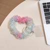 Pulseira de Pelúcia Outono e Inverno Corda de Pendurar Celular Quente Pulseira Chaveiro Antiperda Inverno Novo Criativo Feminino