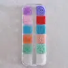 Lentejuelas de Mosaico de Puntos Coloridos para Uñas, Tamaños Mixtos, Puntos Florales Pequeños de Moda, Uñas Portables, Decoraciones Hechas a Mano para DIY