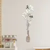 Pegatina de Pared Espejo Acrílico Florero de Lirio Cuatro Flores Decorativo Espejo Suave Estilo Caliente de Amazon Temu Xiyin