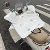 Película temperada para para-brisa de veículo elétrico, à prova d'água, proteção solar de verão, à prova de vento, proteção contra chuva de primavera e outono, universal para motocicletas e scooters elétricas na primavera