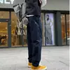Pantalones casuales holgados cónicos funcionales de tres capas tipo softshell estilo americano con etiqueta blanca para hombres y mujeres, pantalones largos para hombres