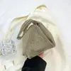 Bolsa de Axila Moda Coreana 2025 Verão Nova Bolsa Feminina Personalizada Bolsa de Mão com Strass Colorida Estilo Bolsa de Ombro Tendência