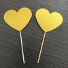 6cm dorado cebolla amor papel pastel recortes accesorios DIY gran amor papel accesorios decorativos colgante cuerda para llevar amor