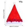 Nuevo Vacaciones Adulto Árbol de Navidad Rojo Engrosado Sombrero de Navidad Fiesta Infantil Astas Decoraciones Navideñas