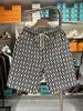 Shorts de Verão Simples Versátil Masculino Marca da Moda Solto Novo Masculino Fino Meio-Cortado Shorts de Praia