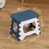 Taburete Plegable Portátil Exterior Tren Casa Cambiar Zapatos Plástico Pequeño Mesa Comedor Silla Almacenamiento Taburete Escalón