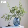 Planta Verde Nandina Bambú Rama Única Múltiples Puntas Rama Falsa Sala de Estar Centro Comercial Decoración Paisajismo Adornos de Pie Accesorios de Fotografía Boda