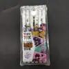 Caneta Marcadora, Caneta de Contorno, Caneta para Embalagem de Logística, Caneta Pequena de Ponta Dupla, Marca-Texto Artístico para Estudantes, Caneta Marcadora à Base de Óleo com Ponta Grande