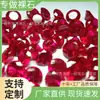 Fabricantes de Wuzhou Vendem Pedras Preciosas Artificiais, Corindo Vermelho 5 # Pedra Solta Redonda de Rubi Rubi Sintético