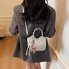 Bolso de Mano Nicho de Alta Gama Estilo Coreano 2025 Primavera Nuevo Moderno Versátil Bolso Cesta de Verduras para Mujer Bolso Bandolera de un Solo Hombro
