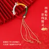 Pulseras Trenzadas Originales de Hilo de Algodón Hechas a Mano de Alta Calidad, Joyería de Hilo Rojo, Pulseras de Estilo Chino, Joyería para Hombres y Mujeres, Regalo al por Mayor