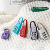 Candado Mini de Combinación Metálico, Candado Antirrobo para Equipaje, Candado para Armario de Dormitorio Estudiantil, Cajón, Candado Pequeño