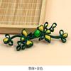 Botão Cheongsam Botão Estilo Nacional Cauda Longa Fênix Borboleta Conta de Jade Fivela de Tecido Botão Tecido à Mão Acessórios Decorativos Roupa Tang Hanfu