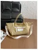 Bolso de Mano de Lona de Gran Capacidad para Mujer 2026 Nuevo Estilo Casual Simple Bolso de Hombro Cruzado para Clase y Trabajo Bolso Tote
