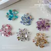 Joyería para Uñas Especial con Fondo Plano Mezclada con Color Champagne Versátil Colorida Gotas de Agua Marquise Rombo Decoración para Uñas Diamante al por Mayor