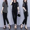 Ropa para Mujer Tallas Grandes, Conjunto Holgado de Manga Corta, Ropa de Mujer Verano 2026 Nuevo Estilo para Mujeres Gordas 100 kg Conjunto Casual de Dos Piezas