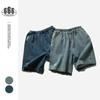 Shorts de Ferramenta Soltos Estilo Japonês Retro ORIGTEEN Verão Tendência Marca Calças de Cinco Pontos Marca Tendência Masculina Shorts Jeans S002