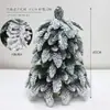 Nuevos Adornos para Árbol de Navidad de Escritorio Decoración de Atmósfera Festiva Simulada Árbol de Navidad Mini En Stock Venta al por Mayor