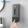Dispensador de Jabón Líquido para Manos de Espuma Dispensador de Jabón para Montar en Pared Caja para Desinfectante de Manos sin Taladro Botella de Detergente para Cocina Limpieza