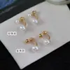 Pendientes de Perla de Agua Dulce Dos Usos de Seiko para Mujer, Lujo Accesible y Pendientes de Nicho de Gama Alta Nuevas Joyas de Moda 2026