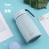 Copo Portátil de 350ml, Copo Fofo de Barriga Grande, Copo Térmico, Garrafa de Água Portátil Estilo Fresco para Casais, Fácil de Transportar