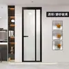 Puerta Corredera Plegable de Baño Puerta de Inodoro Riel de Techo Puerta Plegable Tres-Siete Puerta Corredera sin Riel Puerta de Cocina Puerta de Armario