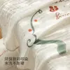 Toalla de Baño de Algodón de Bambú de Seis Capas para Recién Nacidos, Manta de Gasa Transpirable y Absorbente para Bebés y Niños Pequeños, Toalla de Baño para Niños, Manta para Guardería