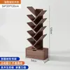 Prateleira pequena em forma de árvore estante de chão armário de quarto rack de armazenamento de sala de estar casa multi-camadas criativa estreita estante