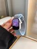Adequado para pulseira Apple Watch S9 esportiva elástica tecida applewatch8 fivela de sucção magnética iwatch67SE2