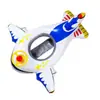 Nuevo Bote Inflable Engrosado con Forma de Avión, Asiento de Natación para Bebés y Niños Pequeños, Flotador de Natación de Rueda con Parasol