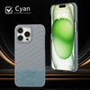 Adecuado para iPhone16ProMax Funda de Teléfono Costuras de Tela Cuero Liso Antideslizante Apple 15 Funda Protectora de PC Resistente a Caídas 14