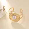 Europeu e Americano Transfronteiriço Mais Vendido Moda Feminina Abertura Clássico Elegante Pérola Joias Pulseira Anel Brincos Conjunto de Joias