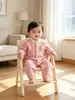 Macacão de bebê, novo modelo de primavera, macacão quentinho para recém-nascidos, meninos e meninas, roupa para outono e inverno, macacão estiloso para engatinhar para sair