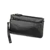 Bolso Cruzado Personalizado de Nuevo Estilo con Cremallera de Doble Capa para Hombres y Mujeres, Bolsa de Viaje de Gran Capacidad para Guardar Teléfonos Móviles, Tarjetas y Monedas, Piel Genuina