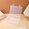 Caja de plástico transparente rectangular vacía caja de protección para tarjetas de visita de juguete a prueba de polvo gran capacidad caja de almacenamiento para juegos de mesa venta al por mayor