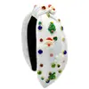 Diadema de Diamante Navideña de Venta Caliente Transfronteriza, Tocado Navideño, Accesorios para el Cabello de Copo de Nieve para Personas Mayores, Diademas Europeas y Americanas
