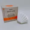 185 Copo para Bolo em Formato de Tigela Redonda Papel Filtro para Café Embalado Individualmente Tipo Gotejamento Ondulado Papel Filtro para Preparo Manual