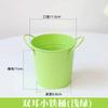 Famoso en Internet Colorido de Moda Cubo Pequeño de Hierro con Dos Orejas Cubo Creativo para Arreglos Florales Cubo para Flores de Regalo Adornos Decorativos Arte Floral Venta al por Mayor