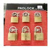 Fábrica de cadeados cadeado de titânio cadeado de cartão 50 63mm palavra cadeado dourado fabricantes